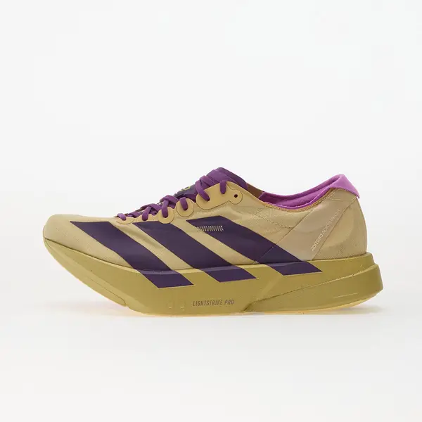 adidas Performance Сникърси adidas Adizero Adios Pro 4 Sand/ Rich Purple/ Gold Met. EUR 44