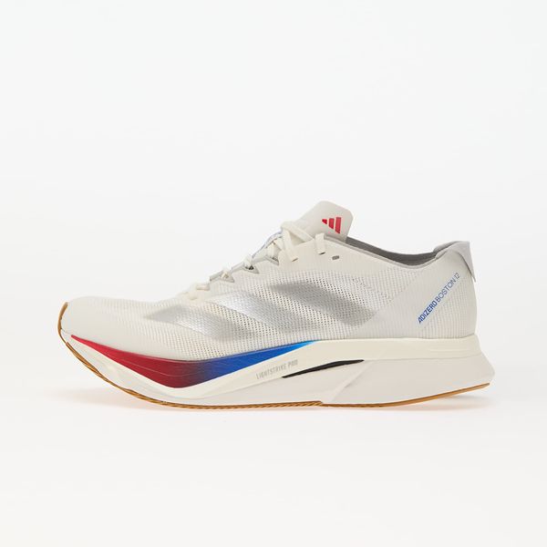 adidas Performance Сникърси adidas Adizero Boston 12 W Core White/ Matte Silver/ Pure Ruby EUR 37 1/3