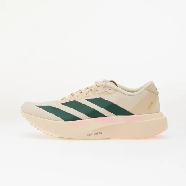 adidas Performance Сникърси adidas ADIZERO EVO SL Woven LIGHTSTRIKEPRO Running Wonder White/ Collegiate Green/ Clear Pink EUR 5.5