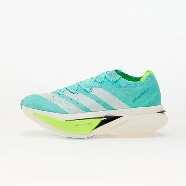 adidas Performance Сникърси adidas Adizero Prime X3 STRUNG Running Flash Aqua/ Zero Met./ Lucid Lemon EUR 43 1/3