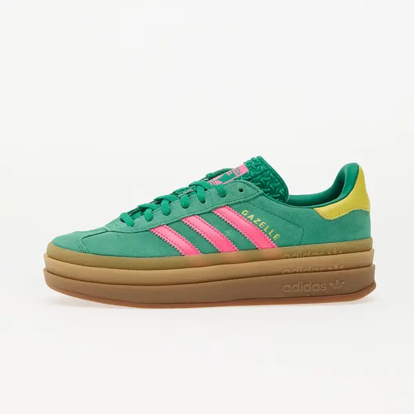 adidas Originals Сникърси adidas Gazelle Bold W Court Green/ Lucid Pink/ Pure Sulfur EUR 40
