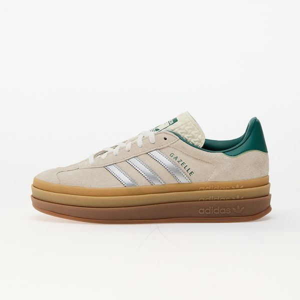adidas Originals Сникърси adidas Gazelle Bold W Off White/ Silver Metallic/ Collegiate Green EUR 42