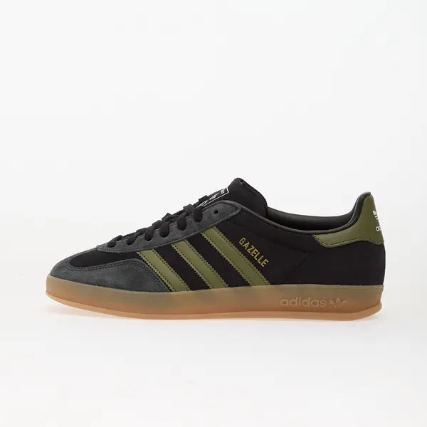 adidas Originals Сникърси adidas Gazelle Indoor Core Black/ Focus Olive/ Carbon EUR 44 2/3