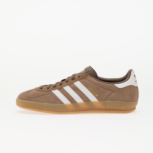 adidas Originals Сникърси adidas Gazelle Indoor Earth Strata/ Ftw White/ Gold Metallic EUR 41 1/3