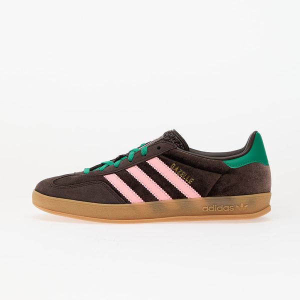 adidas Originals Сникърси adidas Gazelle Indoor W Dark Brown/ Glow Pink/ Court Green EUR 37 1/3