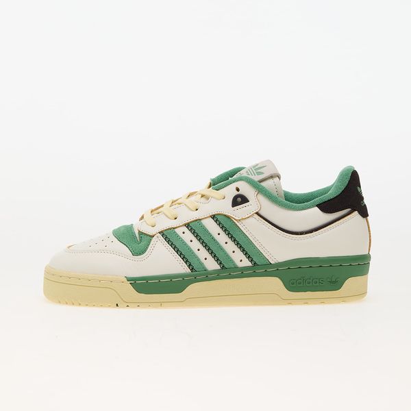 adidas Originals Сникърси adidas Rivalry 86 Low Cloud White/ Preloved Green/ Easy Yellow EUR 36