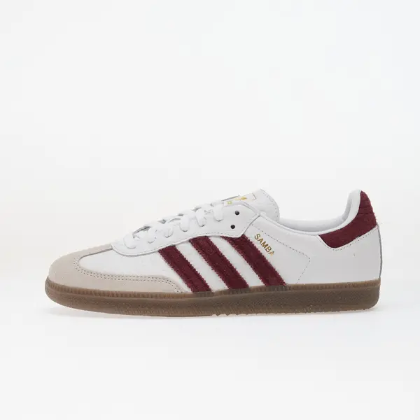 adidas Originals Сникърси adidas Samba OG Ftwr White/ Maroon/ Gum5 EUR 38 2/3