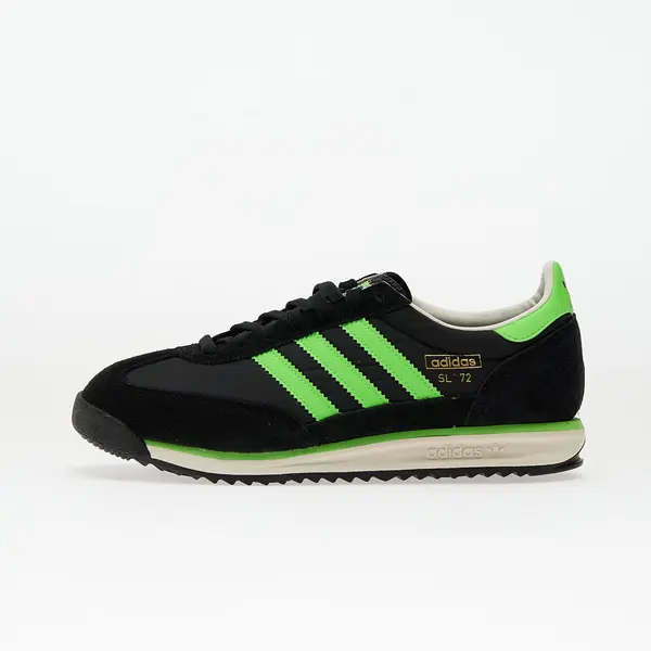 adidas Originals Сникърси adidas SL 72 Rs Core Black/ Semi Green/ Off White EUR 41 1/3