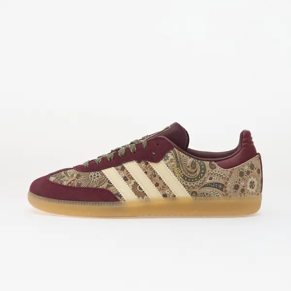 adidas Originals Сникърси adidas x Liberty London Samba OG Maroon/ Warm Vanilla/ Olive Strata EUR 39 1/3