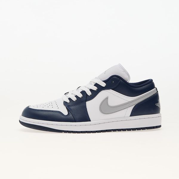 Jordan Сникърси Air Jordan 1 Low White/ Wolf Grey-Midnight Navy EUR 40