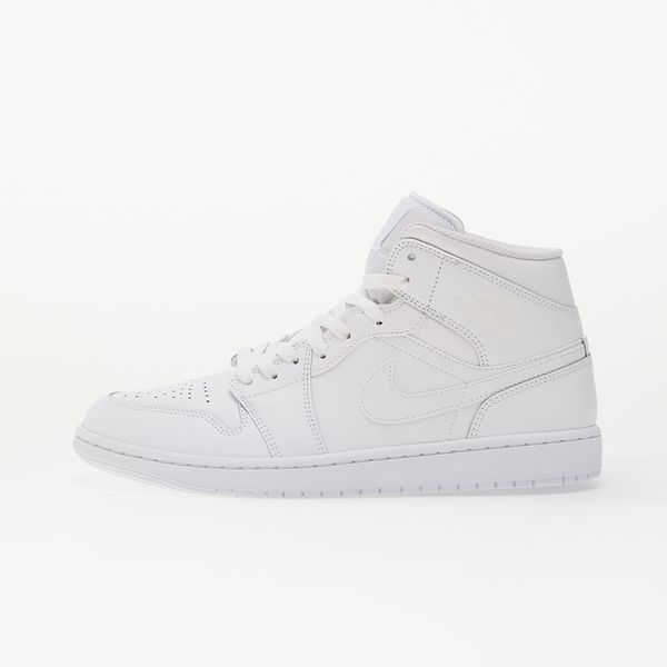 Jordan Сникърси Air Jordan 1 Mid White/ White-White EUR 40