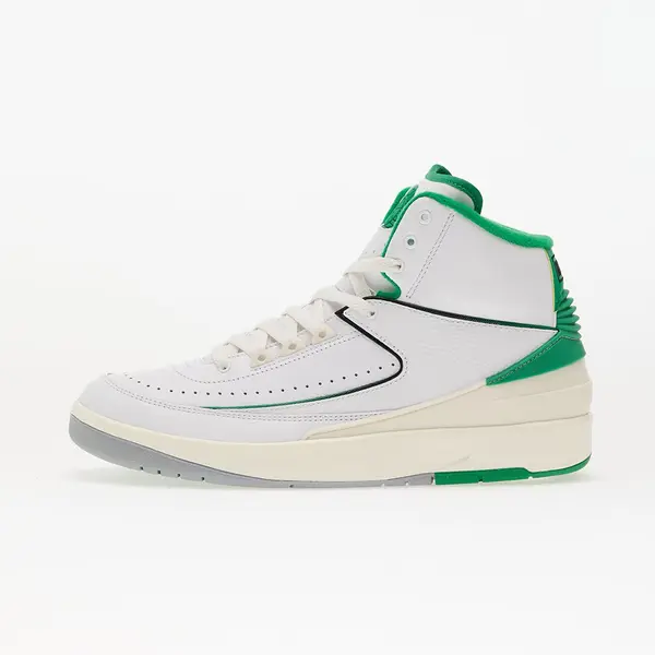 Jordan Сникърси Air Jordan 2 Retro White/ Lucky Green-Sail-Lt Steel Grey EUR 43