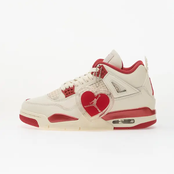 Jordan Сникърси Air Jordan 4 Retro "Love Letter" W Pale Ivory/ Sierra Red-Tough Red EUR 36
