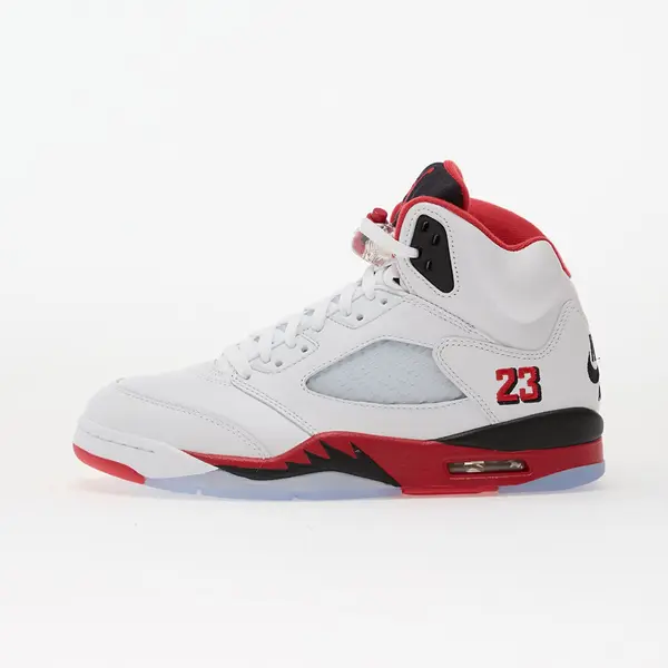 Jordan Сникърси Air Jordan 5 Retro OG "Fire Red" (HQ7978-101) White/ Fire Red-Black EUR 40.5