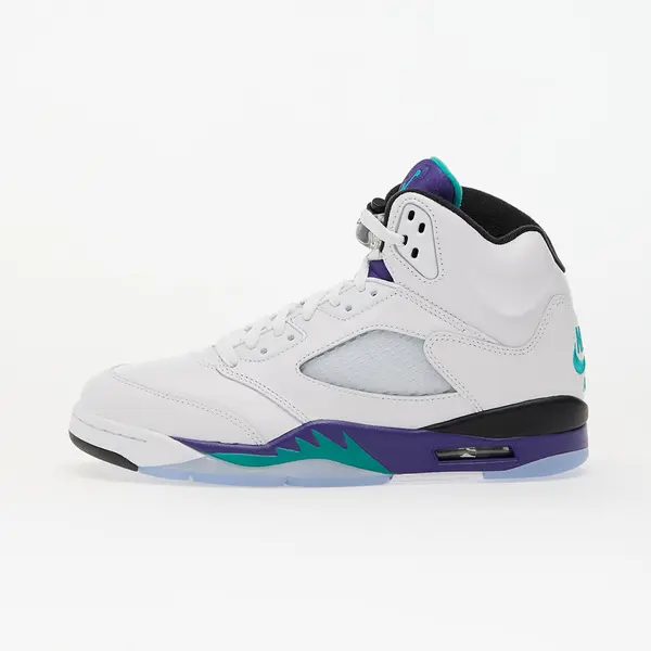 Jordan Сникърси Air Jordan 5 Retro OG "Grape" (HQ7978-100) White/ New Emerald-Grape Ice-Black EUR 40.5