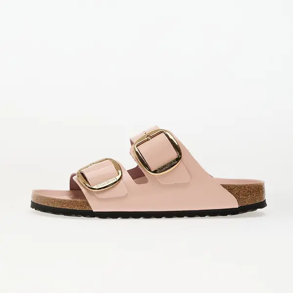 Birkenstock Сникърси Birkenstock Arizona Big Buckle Natural Leather Patent High-Shine Light Rose EUR 37