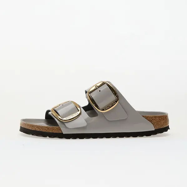 Birkenstock Сникърси Birkenstock Arizona Big Buckle Natural Leather Patent High-Shine Stone Coin EUR 39