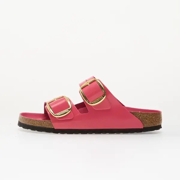 Birkenstock Сникърси Birkenstock Arizona Big Buckle Natural Leather Patent Women High-Shine Fuchsia Tulip EUR 36