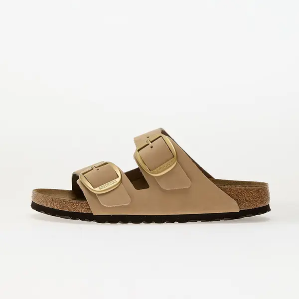 Birkenstock Сникърси Birkenstock Arizona Big Buckle Nubuk Leather Sandcastle EUR 40