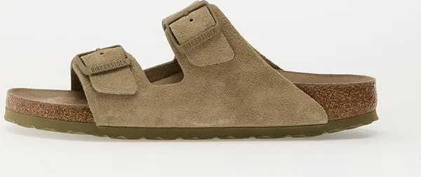 Birkenstock Сникърси Birkenstock Arizona Soft Footbed Suede Leather Faded Khaki EUR 39
