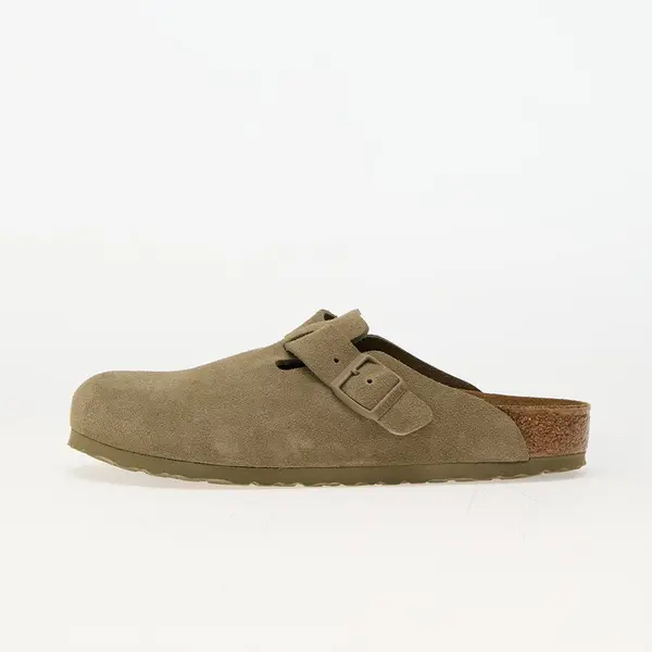Birkenstock Сникърси Birkenstock Boston Leather Velvet Faded Khaki EUR 42