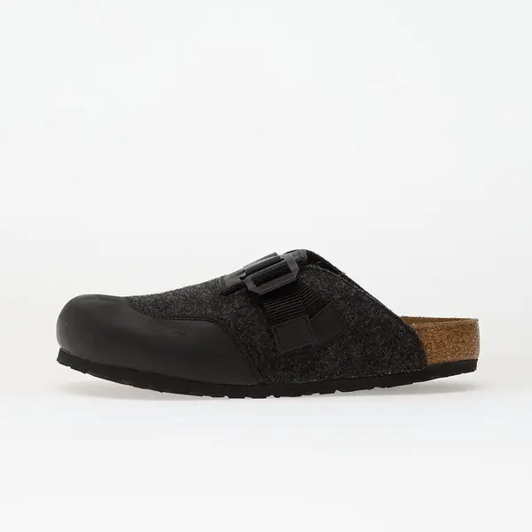 Birkenstock Сникърси Birkenstock Boston Nova Felt Leather/ Textile/ Felt Anthracite EUR 44