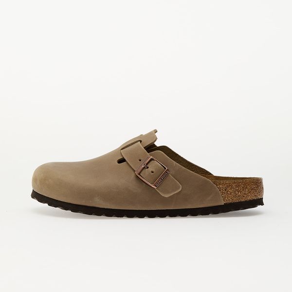 Birkenstock Сникърси Birkenstock Boston Soft Footbed Natural Leather Oiled Tabacco Brown EUR 41