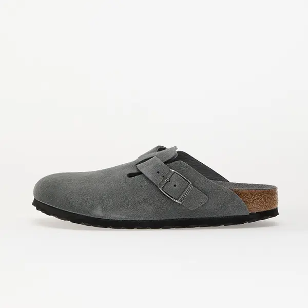 Birkenstock Сникърси Birkenstock Boston Soft Footbed Suede Leather Basalt Gray Tonal Fb EUR 37
