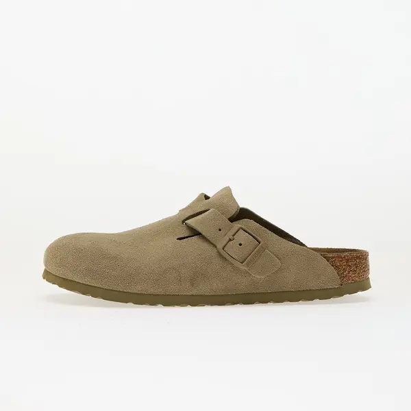 Birkenstock Сникърси Birkenstock Boston Suede Leather Faded Khaki EUR 38