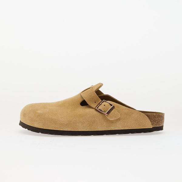 Birkenstock Сникърси Birkenstock Boston Suede Leather Latte Cream EUR 44