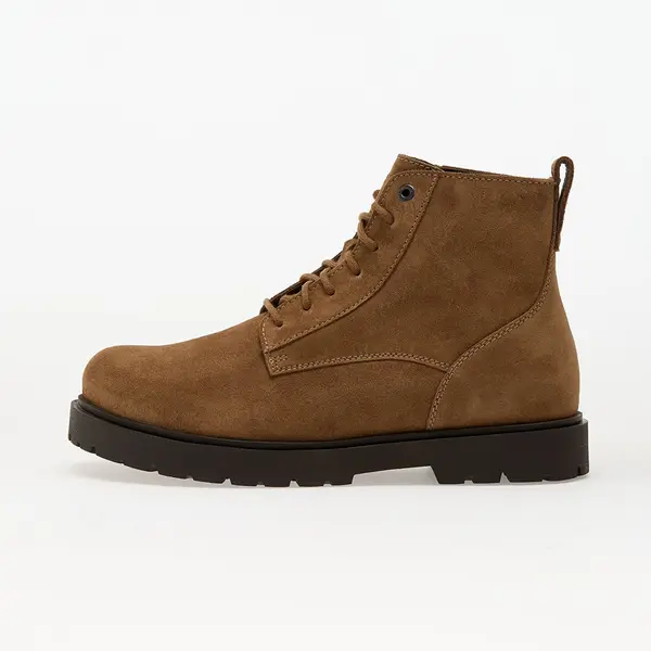 Birkenstock Сникърси Birkenstock Highwood Lace Mid Suede Leather Dark Tea EUR 46