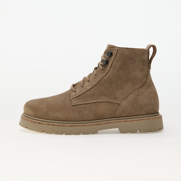 Birkenstock Сникърси Birkenstock Highwood Lace Mid W Leather Velvet Taupe EUR 40