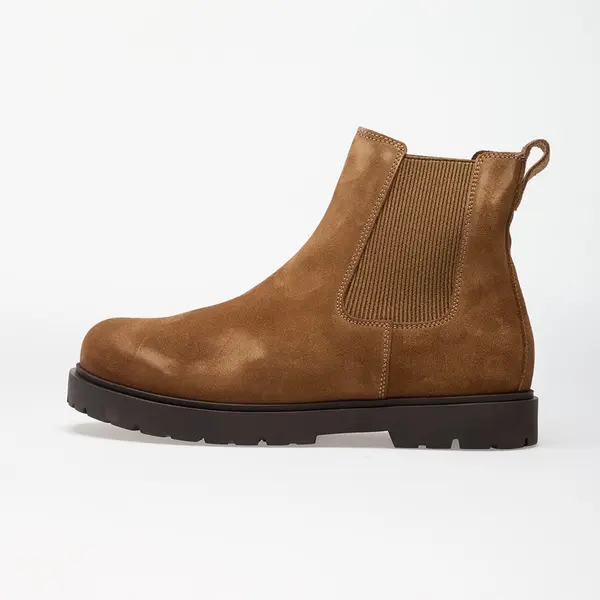 Birkenstock Сникърси Birkenstock Highwood Slip On Men Suede Leather Dark Tea EUR 45
