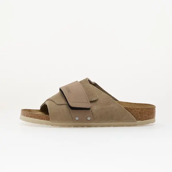 Birkenstock Сникърси Birkenstock Kyoto Nubuck-Suede Leather Unisex Taupe EUR 39