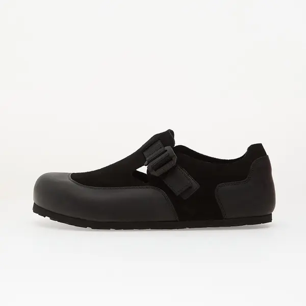 Birkenstock Сникърси Birkenstock London Nova 2.0 Leather-Suede Unisex Black EUR 45