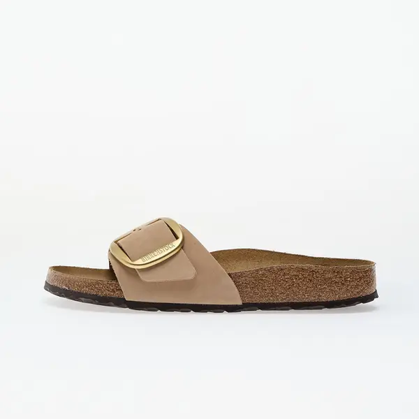 Birkenstock Сникърси Birkenstock Madrid Big Buckle Natural Leather Nubuck Sandcastle EUR 38