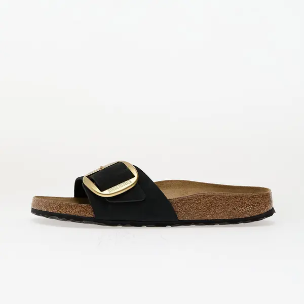 Birkenstock Сникърси Birkenstock Madrid Big Buckle Nubuk Leather Black EUR 38