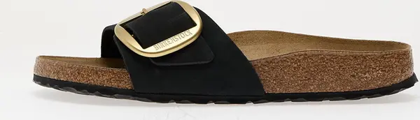 Birkenstock Сникърси Birkenstock Madrid Big Buckle Nubuk Leather Black EUR 40