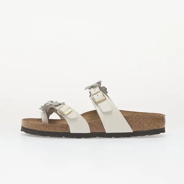 Birkenstock Сникърси Birkenstock Mayari Flower Embellishment Leather Women White EUR 40