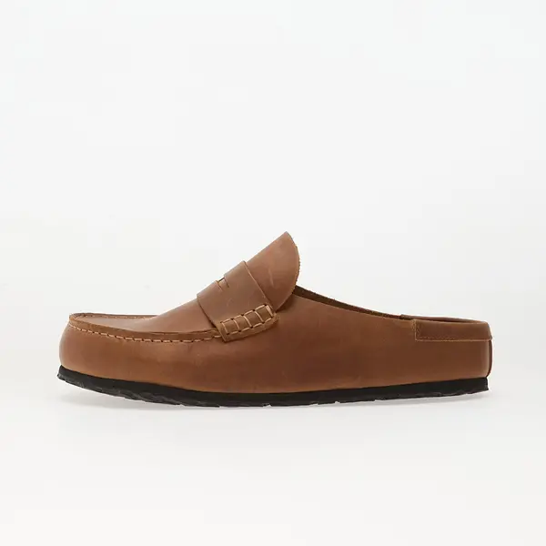 Birkenstock Сникърси Birkenstock Naples Wrapped Oiled Leather Unisex Cognac EUR 44