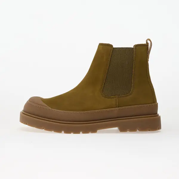 Birkenstock Сникърси Birkenstock Prescott Slip On Natural Leather Oiled Pine Green EUR 44