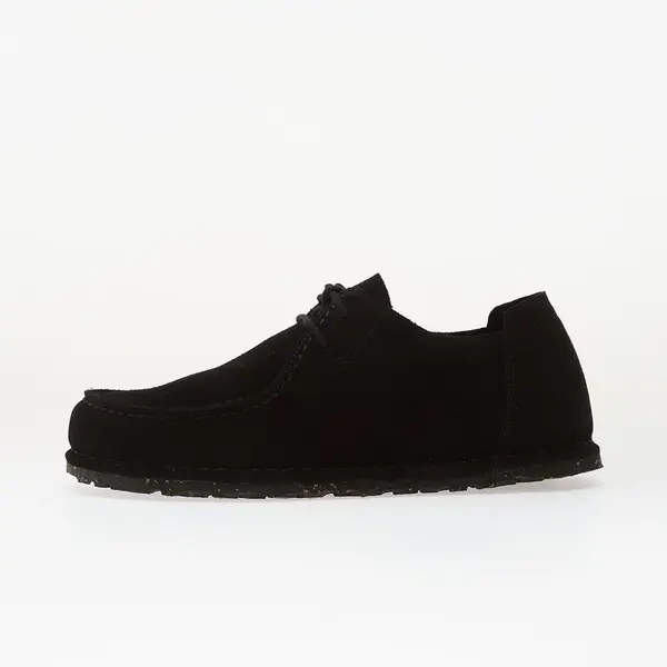 Birkenstock Сникърси Birkenstock Utti Lace Suede Leather Unisex Black EUR 37