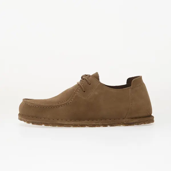 Birkenstock Сникърси Birkenstock Utti Lace Suede Leather Unisex Gray Taupe EUR 37
