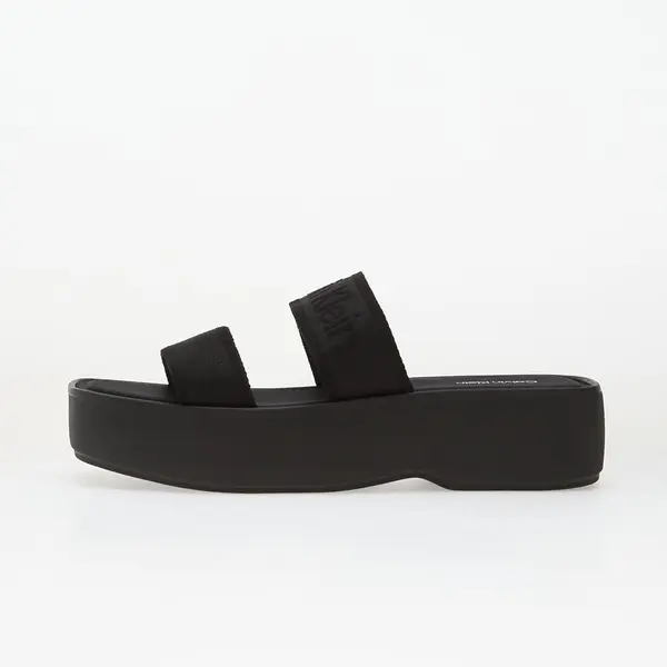 Calvin Klein Сникърси Calvin Klein Flatform Sandal Webbin Black EUR 37