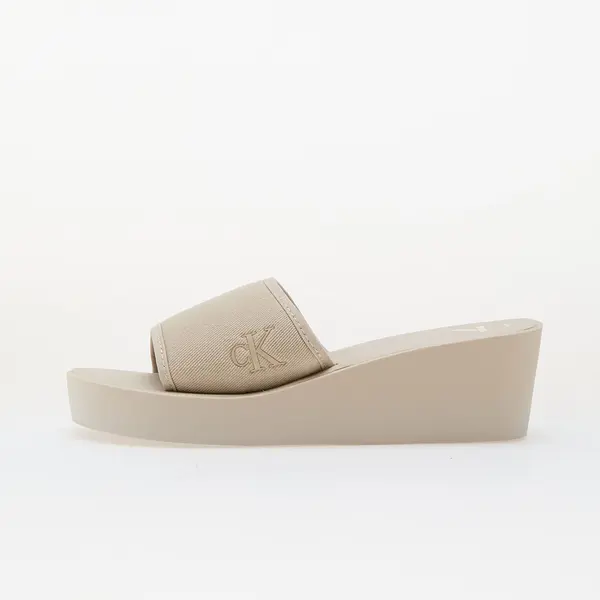 Calvin Klein Сникърси Calvin Klein Jeans Beach Wedge Slide Ca Beige EUR 41