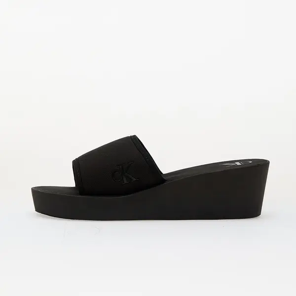 Calvin Klein Сникърси Calvin Klein Jeans Beach Wedge Slide Ca Black EUR 41