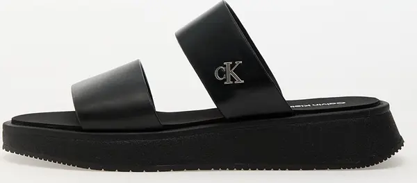 Calvin Klein Сникърси Calvin Klein Jeans Sandal Slide Double Black EUR 38