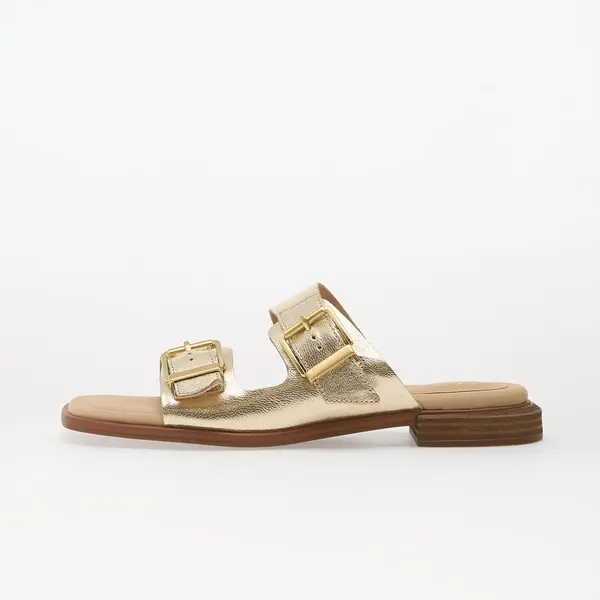 Clarks Сникърси Clarks Ariany Bay Gold Leather EUR 37