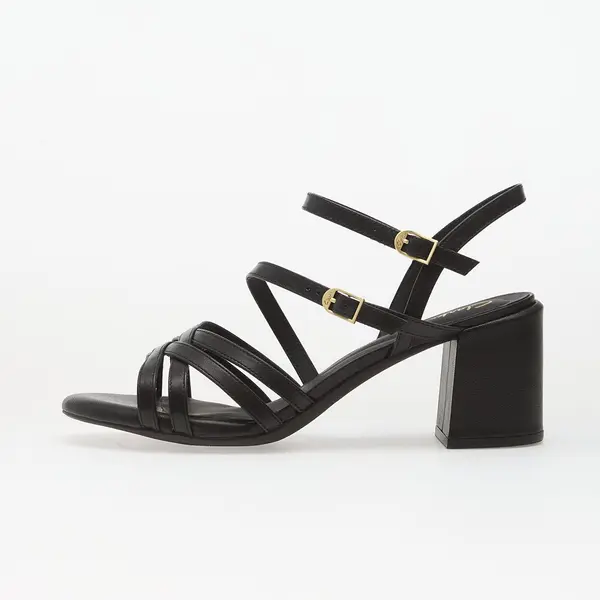 Clarks Сникърси Clarks Ezoria Strap Black Leather EUR 39