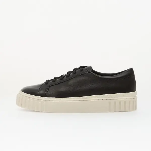 Clarks Сникърси Clarks Mayhill Walk Black Leather EUR 39